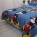 Edredom Casal Mickey &amp; Minnie Disney Malha 100% Algodão 200x220cm Mickey Mouse Jeans
