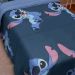 Edredom Casal Stitch Disney 200x220cm 100% Algodão Big Stitch Blue