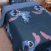 Edredom Casal Stitch Disney 200x220cm 100% Algodão Big Stitch Blue