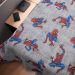 Edredom Solteiro Homem Aranha Marvel 150x220cm 100% Algodão Spider Wall Cinza