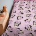 Edredom Solteiro Mickey &amp; Minnie Disney Malha 100% Algodão 150x220cm Big Minnie/Rosa Cravo