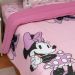 Edredom Solteiro Mickey &amp; Minnie Disney Malha 100% Algodão 150x220cm Minnie Beauty Rosa