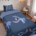 Edredom Solteiro Stitch Disney 150x220cm 100% Algodão Big Stitch Blue