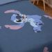 Edredom Solteiro Stitch Disney 150x220cm 100% Algodão Big Stitch Blue