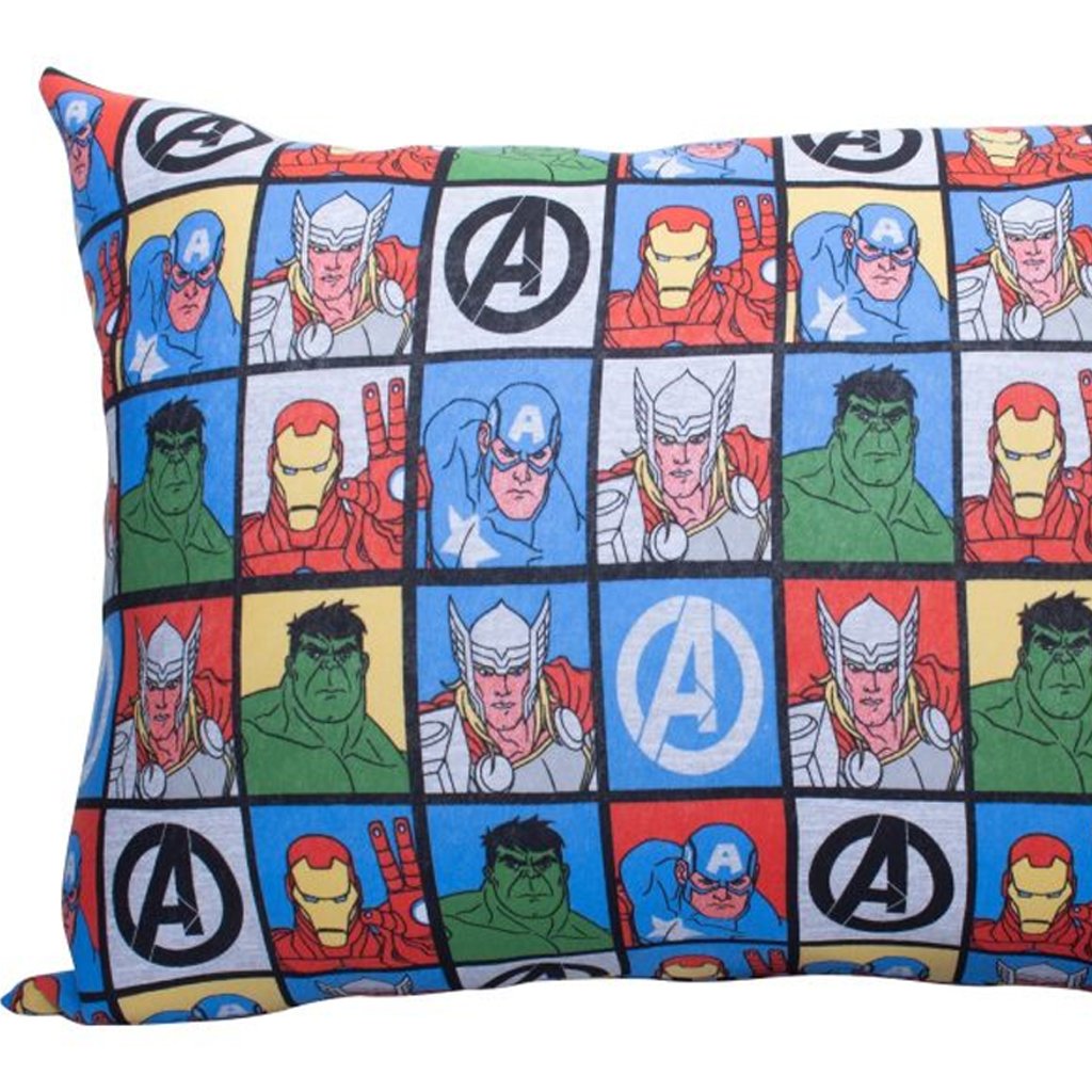 Fronha Avulsa Disney 50x70cm Malha 100% Algodão Mescla Avengers