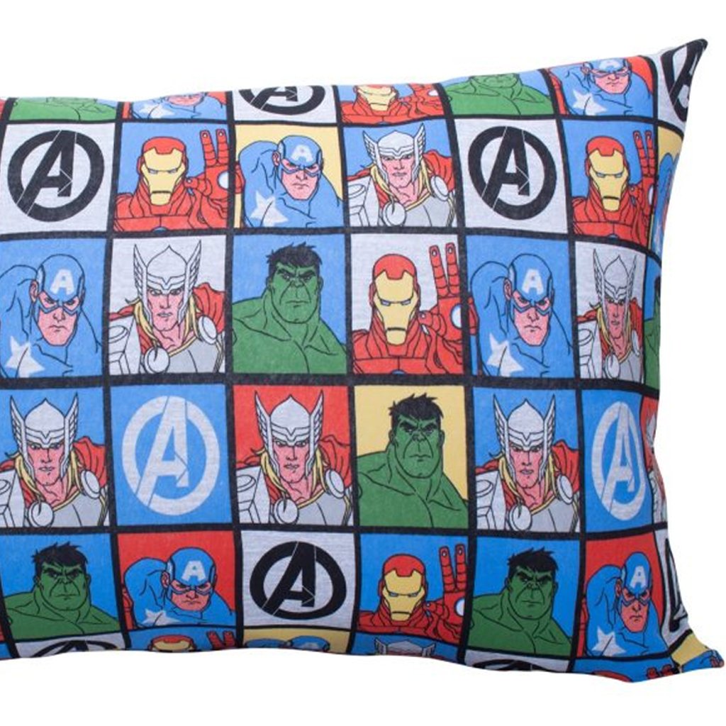 Fronha Avulsa Disney 50x70cm Malha 100% Algodão Mescla Avengers