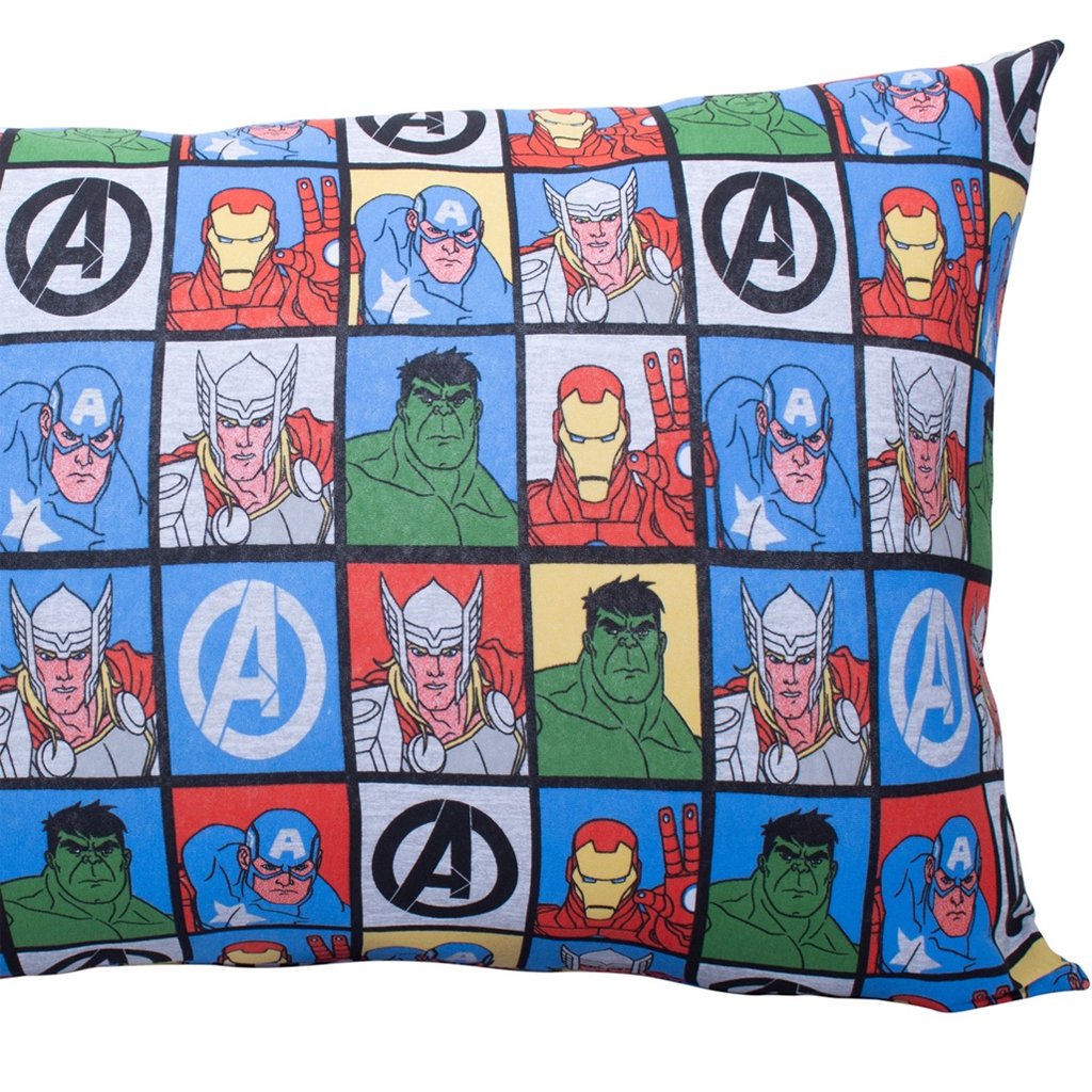 Fronha Avulsa Disney 50x70cm Malha 100% Algodão Mescla Avengers