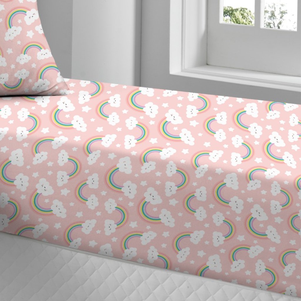 Fronha Avulsa Doce Vida Kids 48x68cm Malha 70% Algodão 30% Poliéster Nuvem