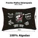 Fronha Avulsa Mickey e Minnie 100% Algodão 48x68cm Preto