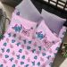 Jogo de Cama Casal 3 Pçs Stitch Disney 70% Algodão 30% Poliéster Stitch e Angel Love
