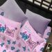 Jogo de Cama Casal 3 Pçs Stitch Disney 70% Algodão 30% Poliéster Stitch e Angel Love
