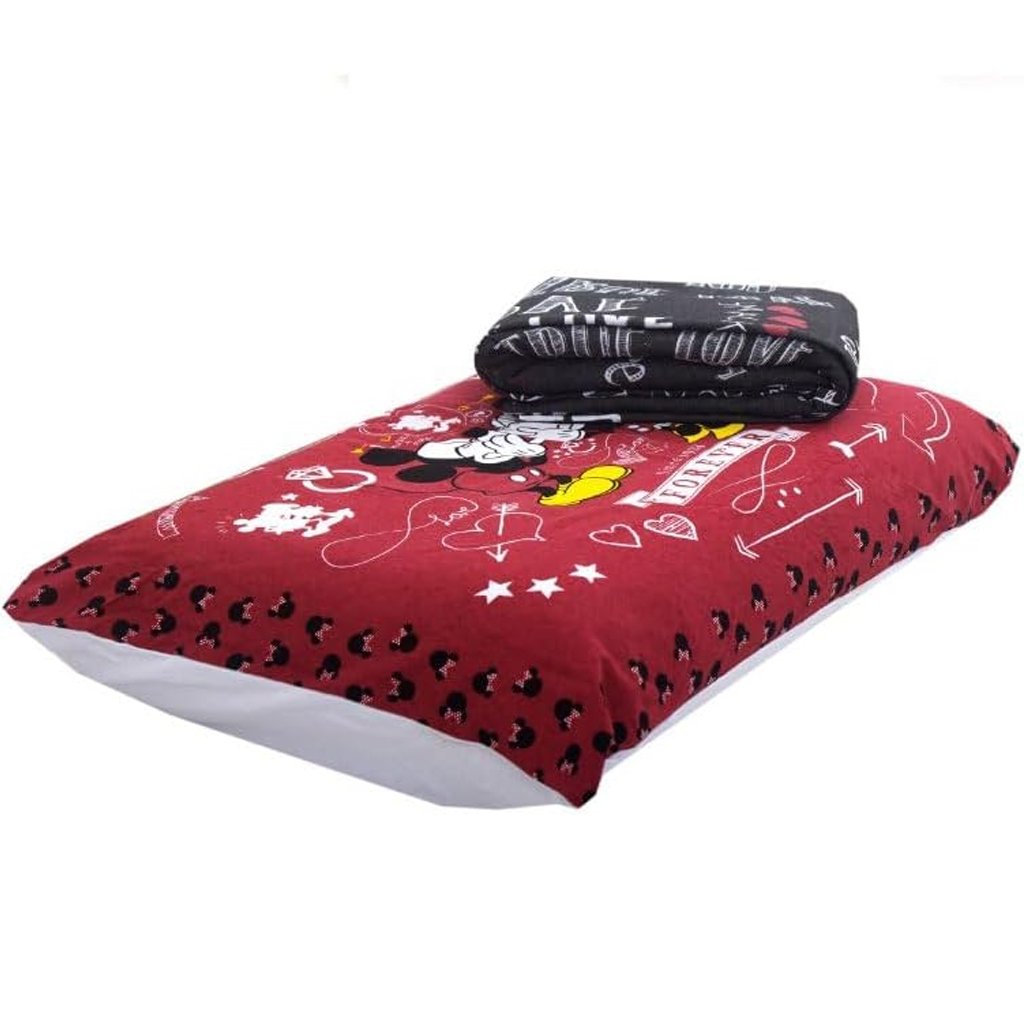 Jogo de Cama Solteiro Mickey Disney Malha 70% Algodão 30% Poliéster Jadore