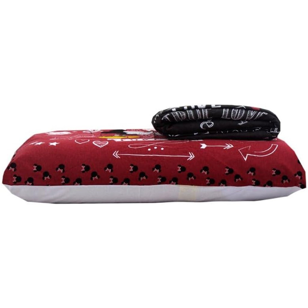 Jogo de Cama Solteiro Mickey Disney Malha 70% Algodão 30% Poliéster Jadore