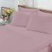 Lençol Malha Liso com Elástico Queen Rosa Quartz Linha Cores Portallar 1 peça