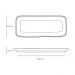 Kit 24 Travessas Cerâmica 22x9cm Orgânico Preto Matte Buffet Restaurante Porto Brasil