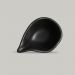 Kit 60 Molheiras 40ml Restaurante Japonês 8x6cm Cerâmica Orgânico Preto Matte Buffet Porto Brasil Oval