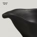 Kit 60 Molheiras 40ml Restaurante Japonês 8x6cm Cerâmica Orgânico Preto Matte Buffet Porto Brasil Oval