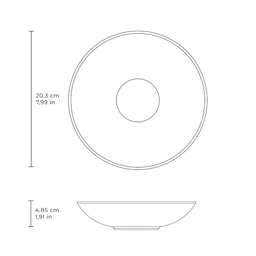 Prato Fundo Coup Christmas Card Bege