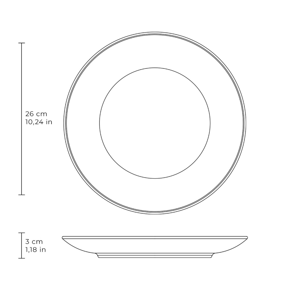 Prato Raso Coup Christmas Card Bege