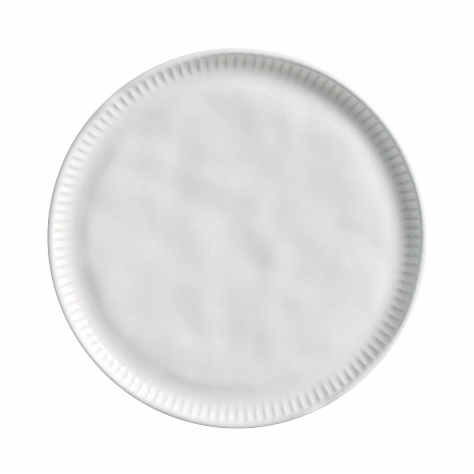 Prato de Sobremesa Linhas New White