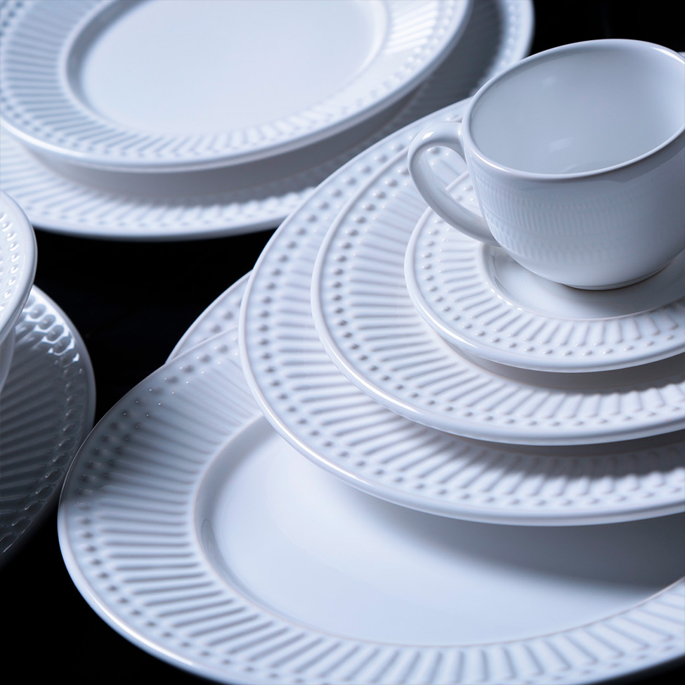 Xícara de Chá Roma Branca