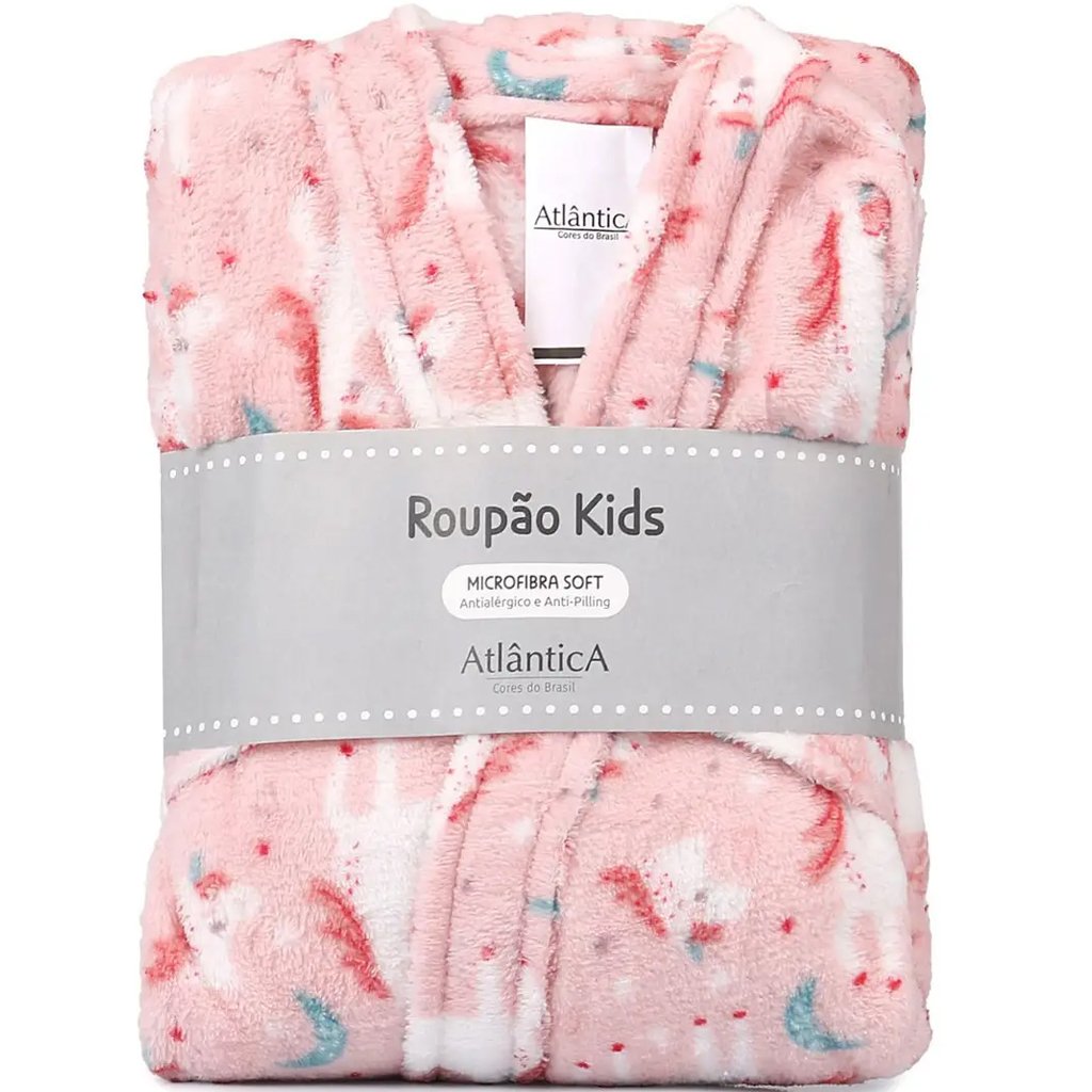 Kit Manta e Roupão Kids Infantil Microfibra 150x220cm