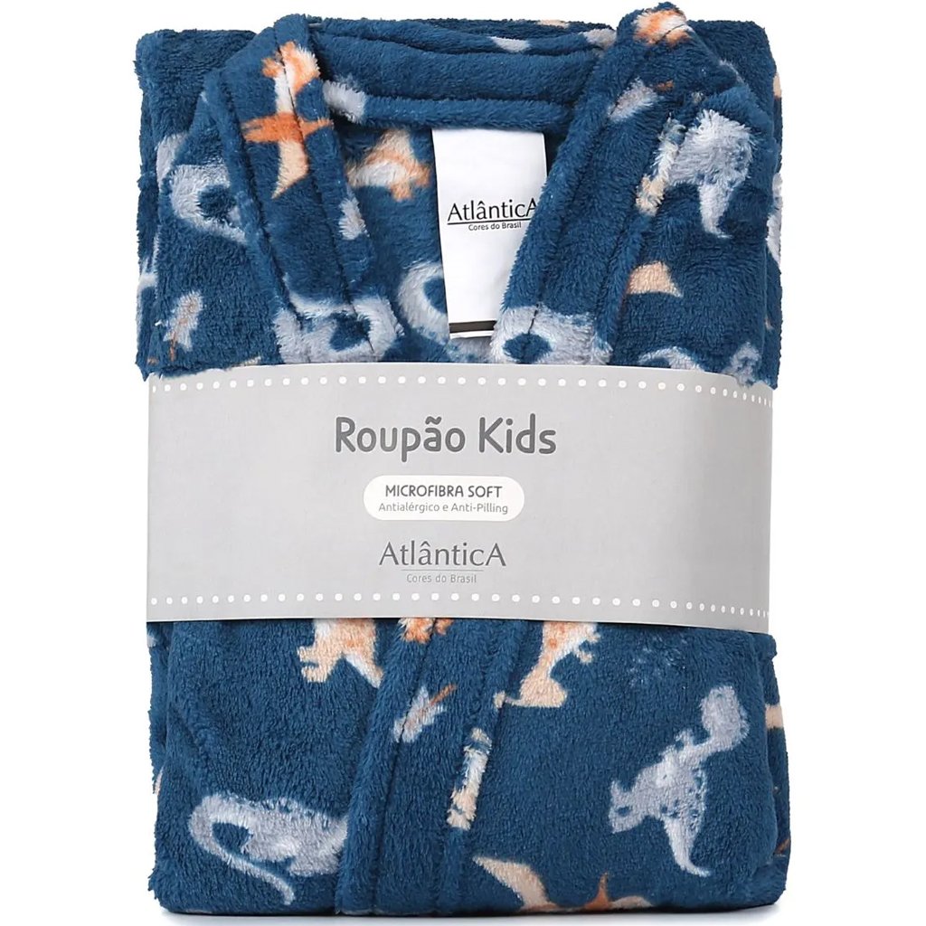 Kit Manta e Roupão Kids Infantil Microfibra 150x220cm