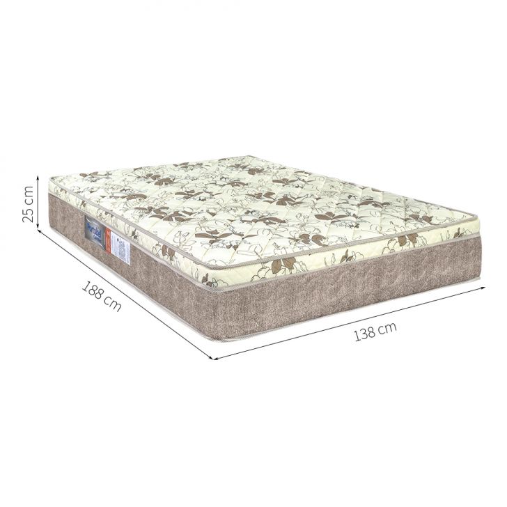 [OUTLET] Colchão Casal de Espuma D33 Orthopedic (25x138x188) Bege