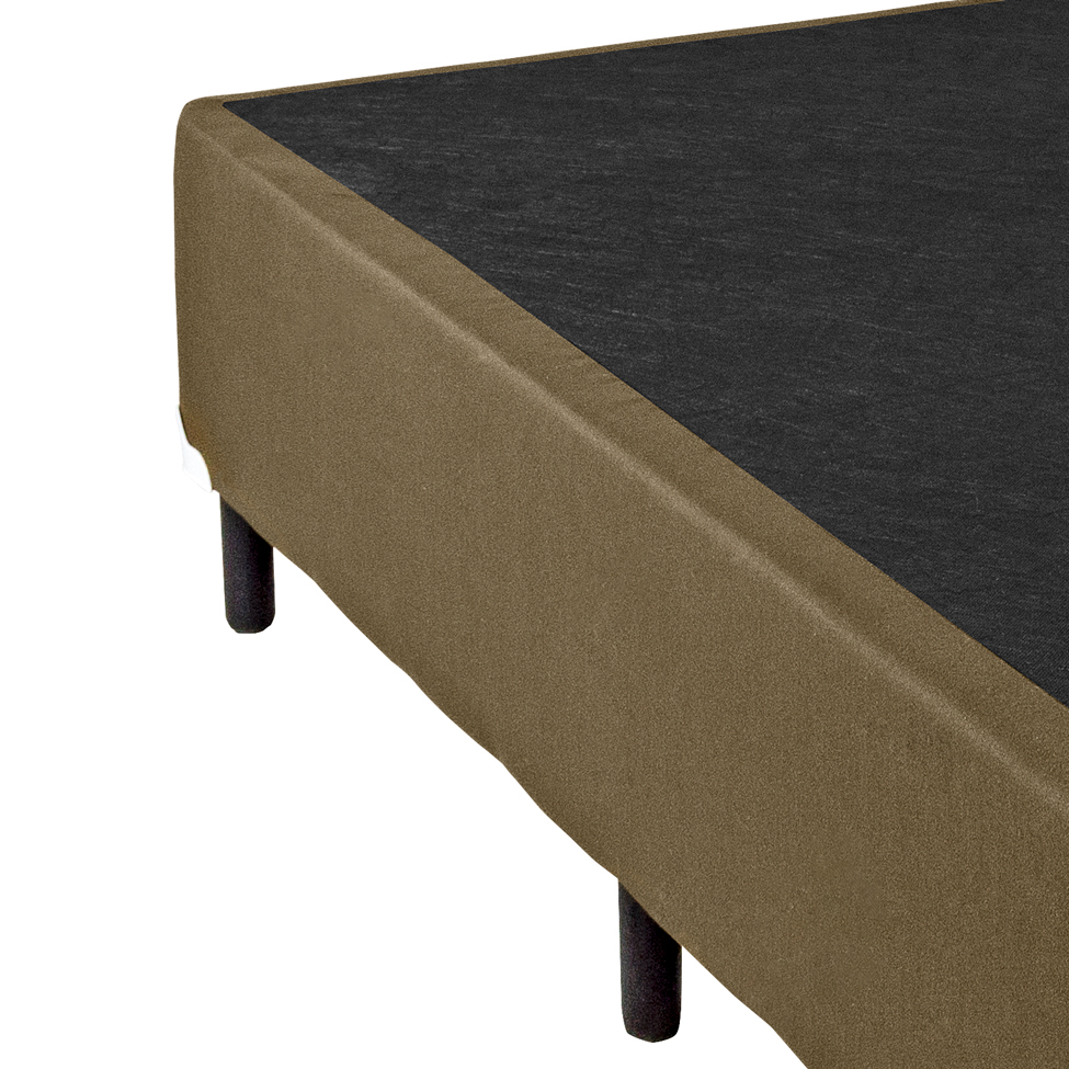 Base para Cama Box Casal Palermo (28x138x188) Bege Escura