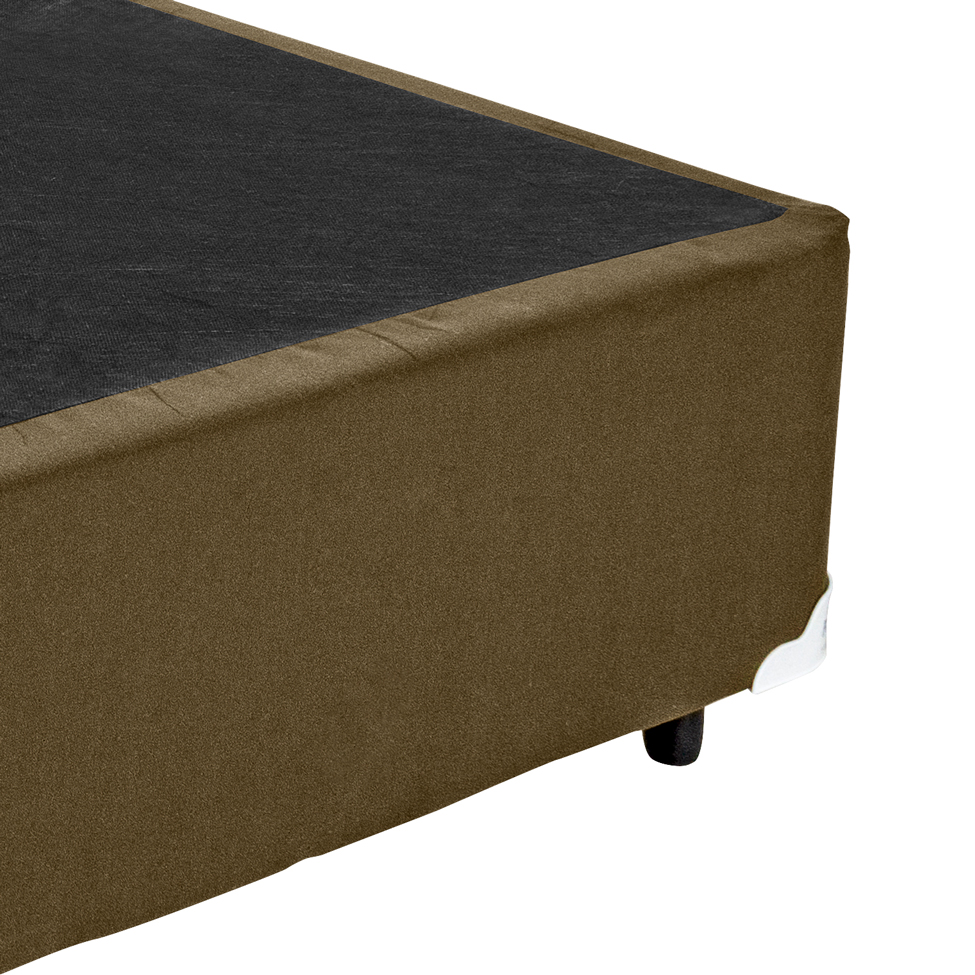 Base para Cama Box Casal Palermo (28x138x188) Bege Escura