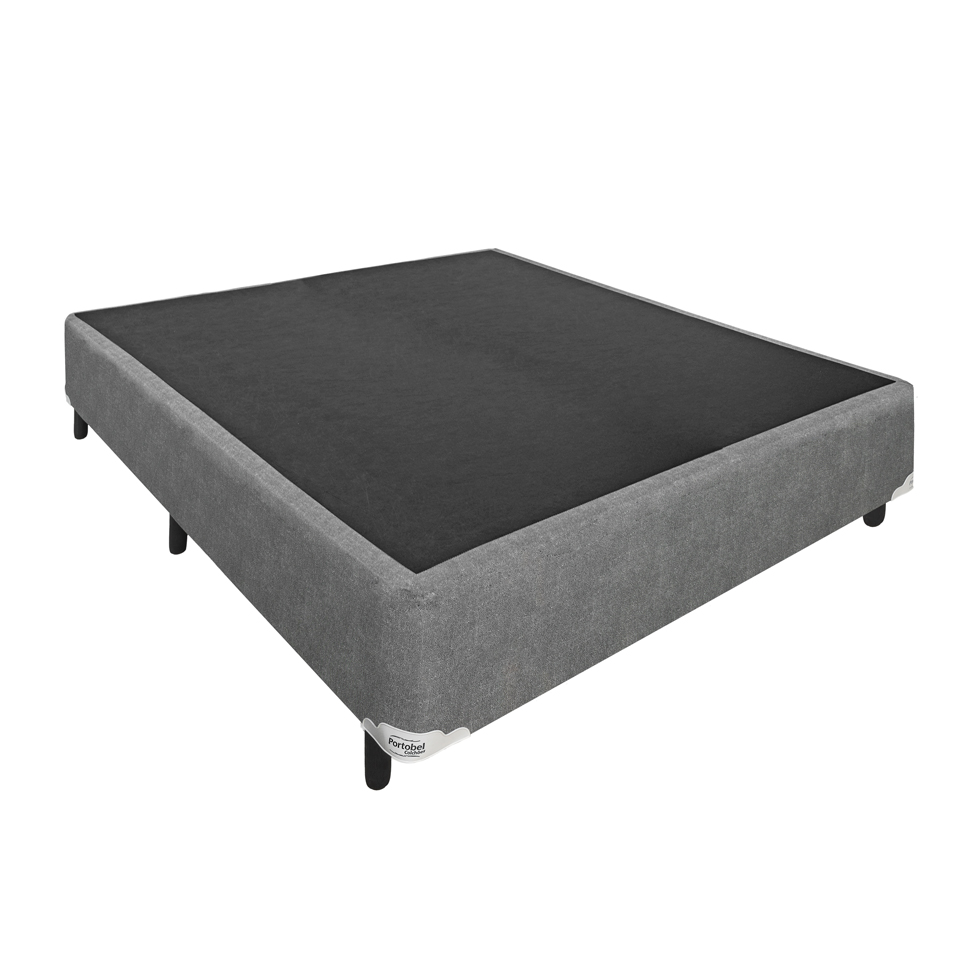 Base para Cama Box Casal Palermo (28x138x188) Cinza
