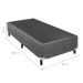 Base para Cama Box Solteiro Bellagio (28x88x188) Cinza