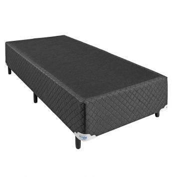 Base para Cama Box Solteiro Florença (28x88x188) Preta Menor preço em Base para Cama Box Solteiro Florença (28x88x188) Preta