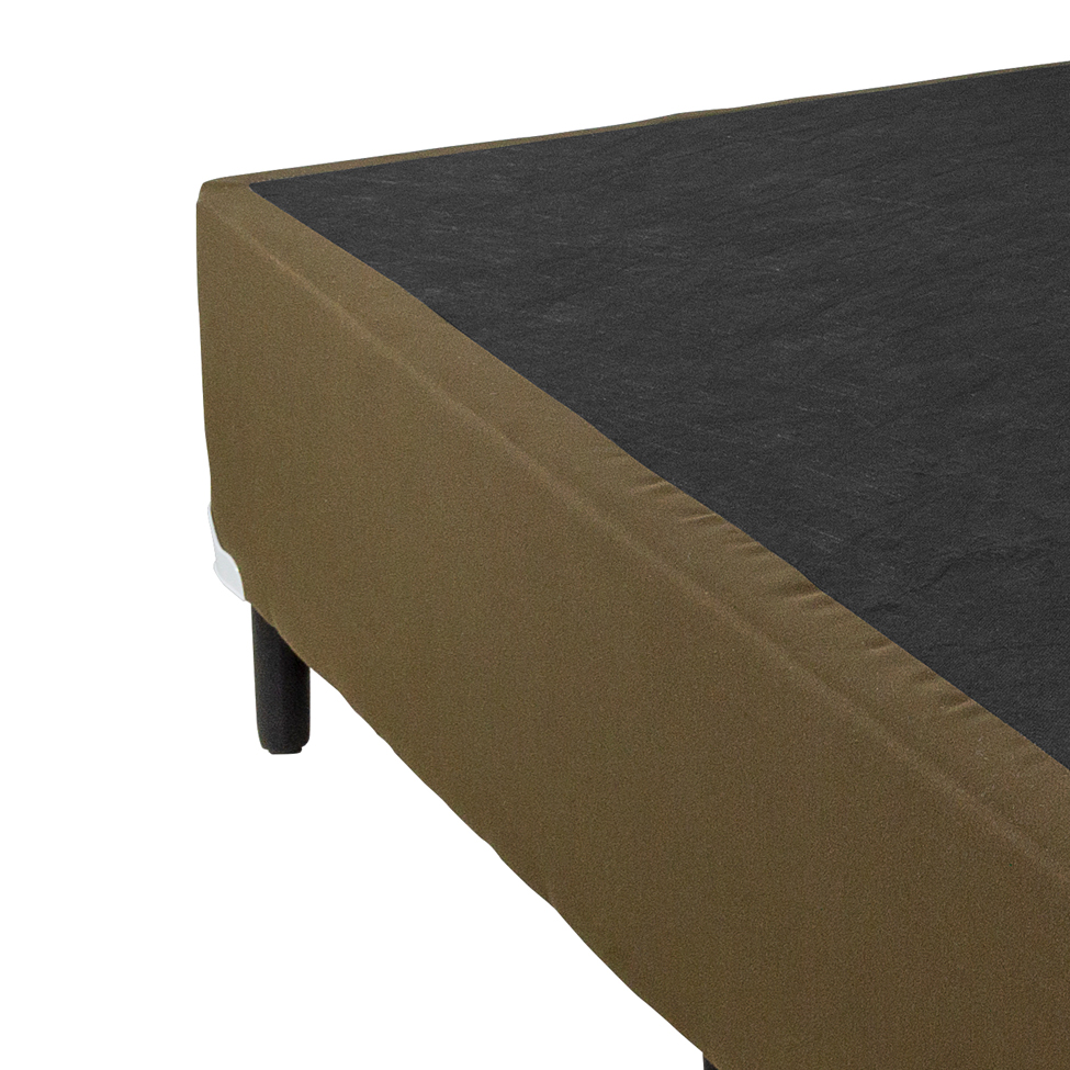 Base para Cama Box Solteiro Palermo (28x88x188) Bege Escura