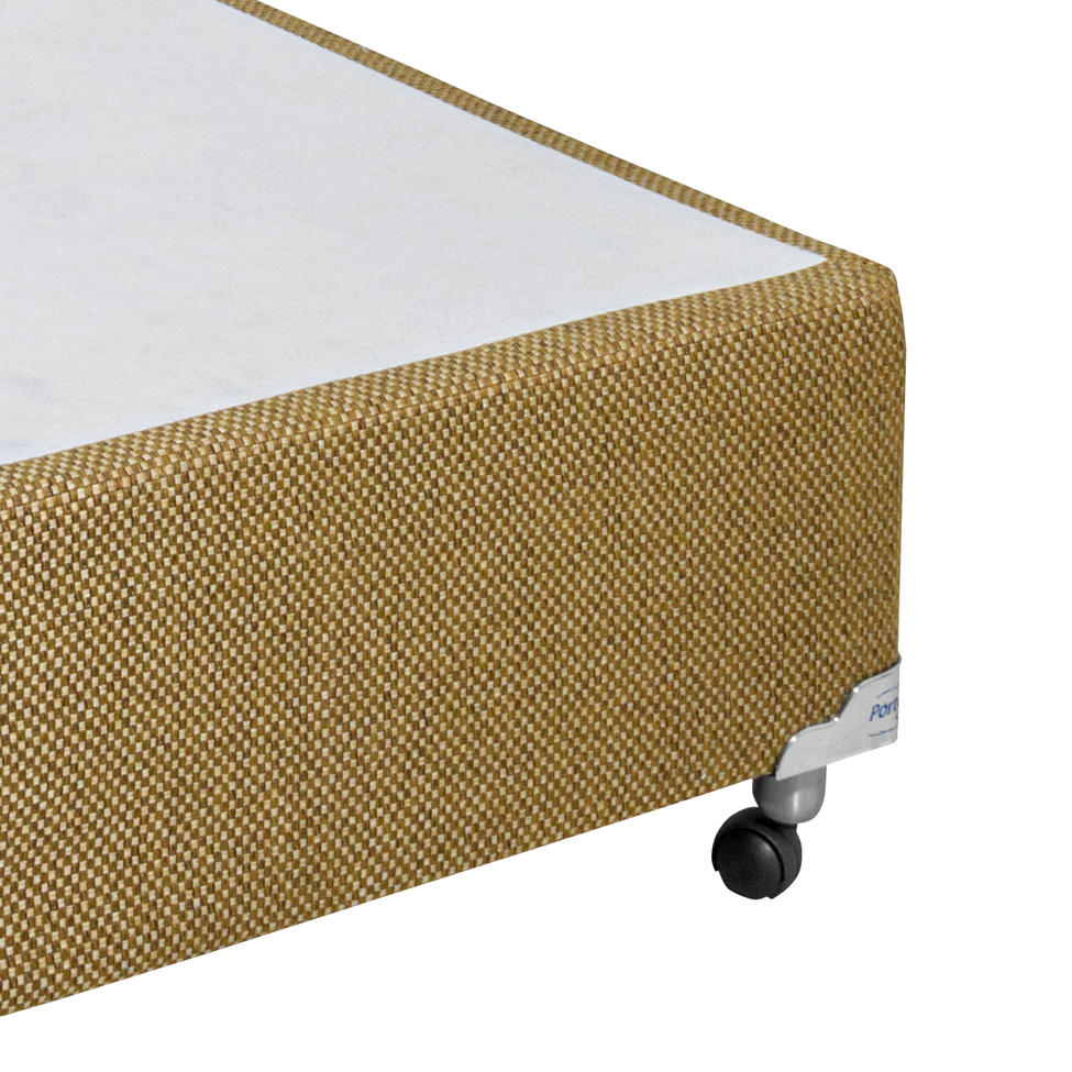 Base para Cama Box Solteiro Vicenza (20x88x188) Bege