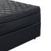 Cama Box Casal com Colchão Arezzo ll Molas Ensacadas Preta