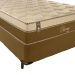 Cama Box Casal com Colchão Palermo Molas Ensacadas Marrom