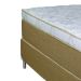 Cama Box Casal com Colchão Vicenza Molas Ensacadas Bege