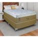 Cama Box Casal com Colchão Vicenza Molas Ensacadas Bege