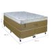 Cama Box King com Colchão Vicenza Molas Ensacadas Bege