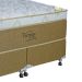 Cama Box King com Colchão Vicenza Molas Ensacadas Bege