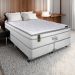 Cama Box Queen com Colchão Ecstasy Molas Ensacadas Branca