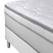 Cama Box Queen com Colchão Ecstasy Molas Ensacadas Branca