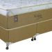 Cama Box Queen com Colchão Vicenza Molas Ensacadas Bege