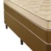 Cama Box Solteiro com Colchão Palermo (88x188) Molas Ensacadas Marrom