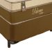 Cama Box Solteiro com Colchão Palermo (88x188) Molas Ensacadas Marrom