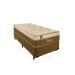 Cama Box Solteiro com Colchão Palermo (96x203) Molas Ensacadas Marrom