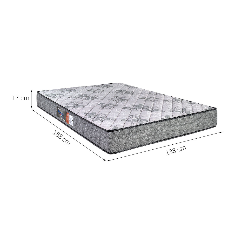Colchão Casal Viena Espuma D23 17x138x188 Bege