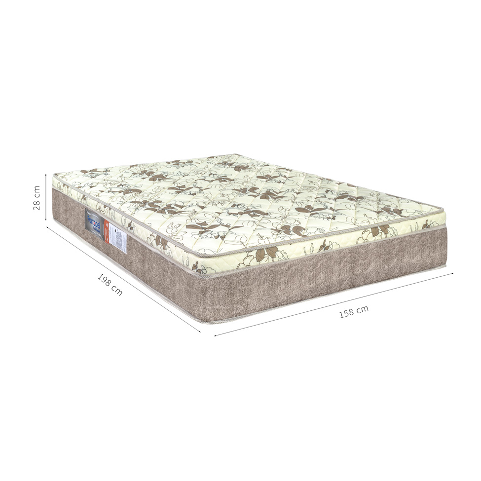 Colchão Queen Orthopedic de Espuma D33 (28x158x198) Bege