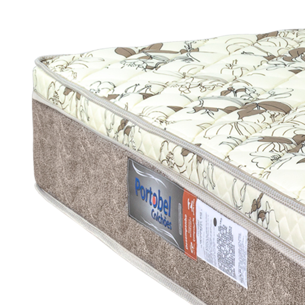 Colchão Queen Orthopedic de Espuma D33 (28x158x198) Bege